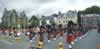 The Friday finale in the town square - all 14 bands playing at once (37,570 bytes)