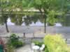 The view from our room - the B&B is on the River Ouse, just outside the city walls (41,945 bytes)