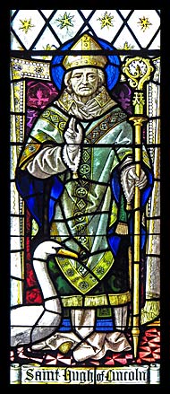 Hugh of Lincoln, stained glass