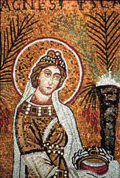 mosaic of St. Agnes