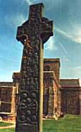 Celtic cross on Iona